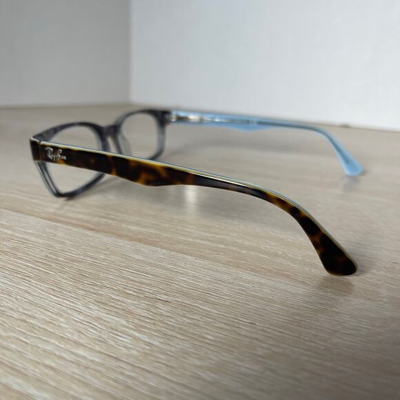 Ray-Ban RB5150 5023 Eyeglasses Frames Brown Tortoise Blue 50-19-135 FRAMES ONLY - Picture 7 of 8